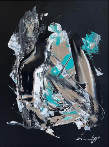 Ζωγραφική με τίτλο "DROP" από Alexandre Pinto, Αυθεντικά έργα τέχνης, Ακρυλικό Τοποθετήθηκε στο Ξύλινο φορείο σκελετό