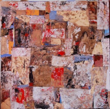 Картина под названием "COLLAGE II" - Alexandre Pons, Подлинное произведение искусства, Масло