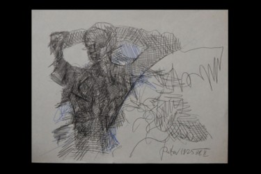 Peinture intitulée "crayon dessin origi…" par Alexandre Sacha Putov (1940-2008) Benezi, Œuvre d'art originale, Huile