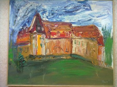 Peinture intitulée "Paysage FRANCE" par Alexandre Sacha Putov (1940-2008) Benezi, Œuvre d'art originale, Huile