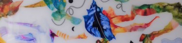 Fantaisie marine Peinture intitulée "Fantaisie marine" par Alexandre H., Œuvre d'art originale, Acrylique