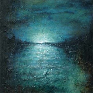 Peinture intitulée "AU BOUT DE LA NUIT" par Alexandre Bois, Œuvre d'art originale