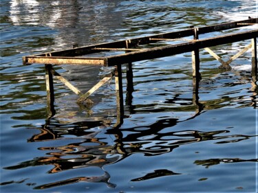 Photography titled "Se jeter à l'eau ?" by Alexandre Nolet, Original Artwork, Light Painting