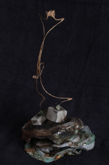 Skulptur mit dem Titel "Lava runner" von Alexandre Pinhel, Original-Kunstwerk, Metalle