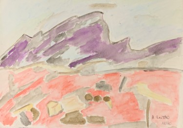 Peinture intitulée "Victoire radieuse" par Alexandrina Leitao, Œuvre d'art originale, Aquarelle