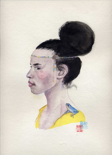 Anthéa Peinture intitulée "Anthéa" par Alexandrine Dévé, Œuvre d'art originale