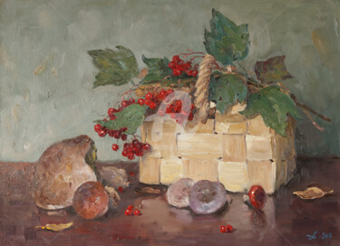 Painting titled "Autumn Still-Life.…" by Alexander Alexandrovsky, Original Artwork, Oil