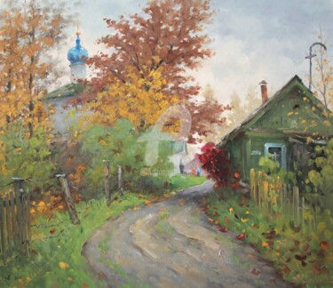 Malerei mit dem Titel "Lane" von Alexander Alexandrovsky, Original-Kunstwerk