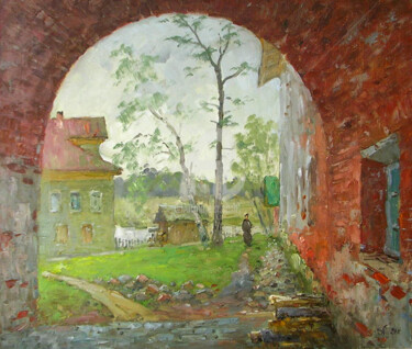 Pittura intitolato "The arch" da Alexander Alexandrovsky, Opera d'arte originale
