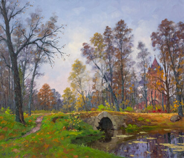 Painting titled "Tsarskoye Selo. Aut…" by Alexander Alexandrovsky, Original Artwork