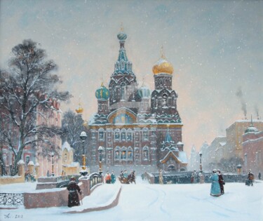 「The Church of the S…」というタイトルの絵画 Alexander Alexandrovskyによって, オリジナルのアートワーク, オイル
