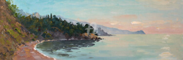 Malerei mit dem Titel "Sea. Alupka Shore.…" von Alexander Alexandrovsky, Original-Kunstwerk, Öl