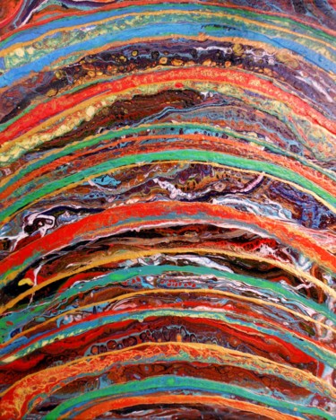 Pittura intitolato "colours" da Alexandra Simanndani, Opera d'arte originale, Acrilico