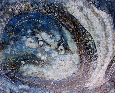 Malerei mit dem Titel "blue" von Alexandra Simanndani, Original-Kunstwerk, Acryl