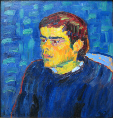 Schilderij getiteld "Le Bossu" door Alexej Von Jawlensky, Origineel Kunstwerk, Olie