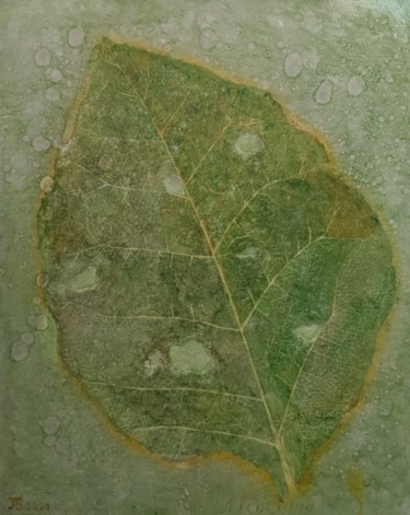 Картина под названием "Табачный лист" - Алексей Барвенко, Подлинное произведение искусства, Масло