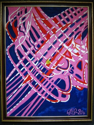 Pittura intitolato "The Great Tornado i…" da Alexey Grishankov, Opera d'arte originale, Olio