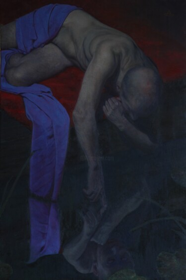 Malerei mit dem Titel "DESPERATION" von Alexey Spirin, Original-Kunstwerk, Öl