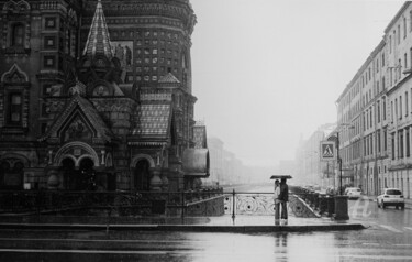 Photography titled "Ливень / Rain" by Alexey Sobolev, Original Artwork, Non Manipulated Photography