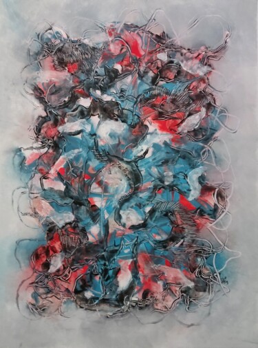 Peinture intitulée "Finding Me" par Alex Furio, Œuvre d'art originale, Acrylique