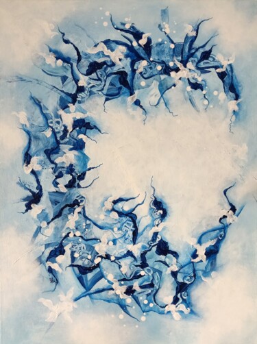 Peinture intitulée "Opening and Evoluti…" par Alex Furio, Œuvre d'art originale, Acrylique