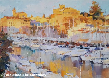 Painting titled "Ciutadella de Menor…" by Alex Hook Krioutchkov, Original Artwork, Oil