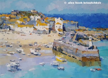Painting titled "St Ives III" by Alex Hook Krioutchkov, Original Artwork, Oil