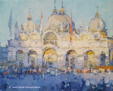 Schilderij getiteld "Venice XVI" door Alex Hook Krioutchkov, Origineel Kunstwerk, Olie