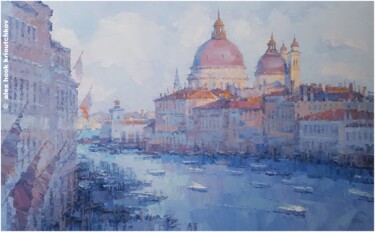 Peinture intitulée "Venice XXV" par Alex Hook Krioutchkov, Œuvre d'art originale, Huile Monté sur Châssis en bois