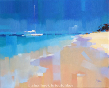 Peinture intitulée "Sound of Paradise" par Alex Hook Krioutchkov, Œuvre d'art originale, Huile