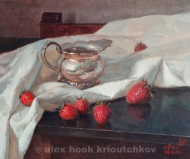 Pintura titulada "Fresa. 2006" por Alex Hook Krioutchkov, Obra de arte original, Oleo