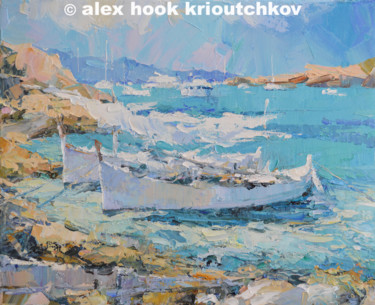 Pittura intitolato "Ibiza II" da Alex Hook Krioutchkov, Opera d'arte originale, Olio