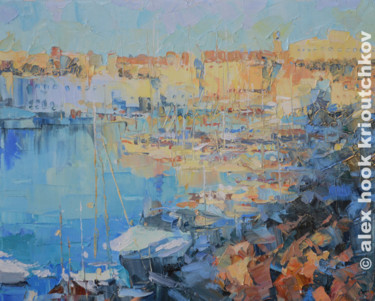 Pintura titulada "Ciutadella. Menorca" por Alex Hook Krioutchkov, Obra de arte original