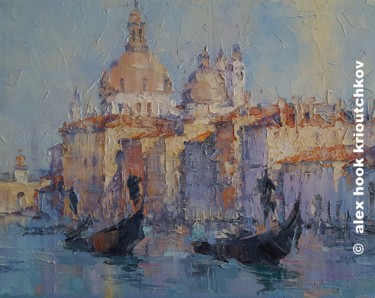 Painting titled "Venice IX" by Alex Hook Krioutchkov, Original Artwork, Oil