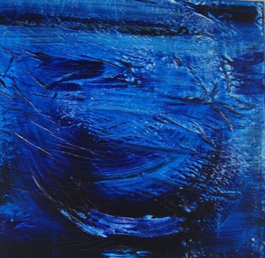 Peinture intitulée "Blue mouvment " par Alexia L., Œuvre d'art originale