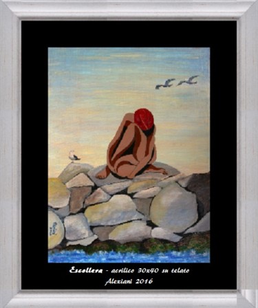 Painting titled "escollera.jpg" by Alexiani, Original Artwork, Acrylic