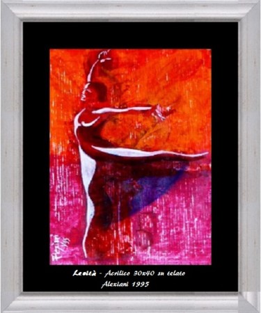 Pittura intitolato "levita.jpg" da Alexiani, Opera d'arte originale, Acrilico