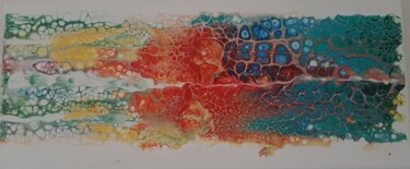 Malerei mit dem Titel "Highway of colours" von Alexia-Rose, Original-Kunstwerk, Acryl
