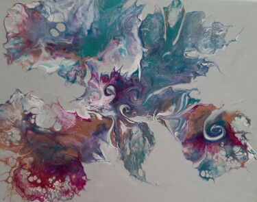 Malerei mit dem Titel "Windrad" von Alexia-Rose, Original-Kunstwerk, Pigmente