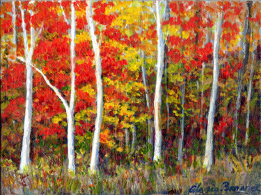 Pintura titulada "Autumn Color" por Alexis-Baranek Baranek, Obra de arte original, Acrílico