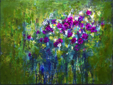 Pintura intitulada "Melting Bouquet" por Alexis-Baranek Baranek, Obras de arte originais, Acrílico