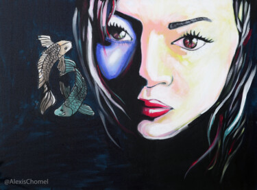 Peinture intitulée "AQUATIKA" par Alexis Chomel, Œuvre d'art originale, Acrylique