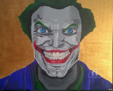 Peinture intitulée "Le Sourire du Joker" par Alexis Raoult, Œuvre d'art originale, Acrylique