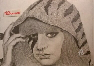 Dessin intitulée "Lady Gaga" par Alexis Raoult, Œuvre d'art originale, Crayon
