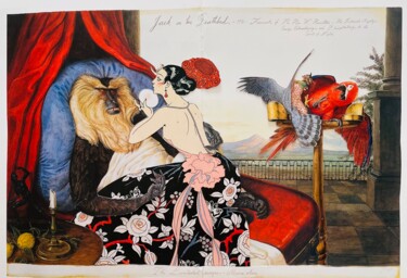 Collages intitulée "Rencontre Femme de…" par Alexis Schultz, Œuvre d'art originale, Collages