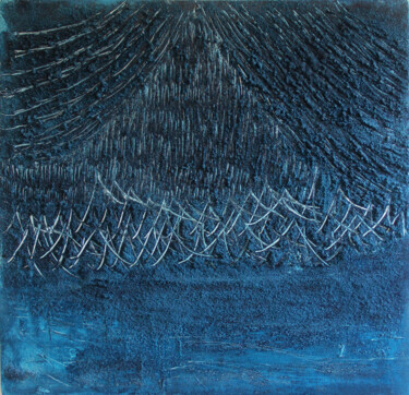 Картина под названием "Opening" - Alexis Toublanc, Подлинное произведение искусства, Акрил Установлен на Деревянная рама для…