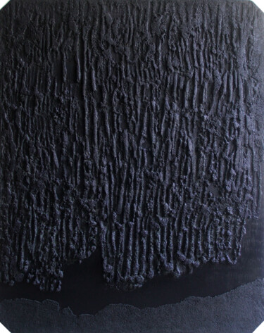 Pittura intitolato "Black bones" da Alexis Toublanc, Opera d'arte originale, Acrilico Montato su Telaio per barella in legno