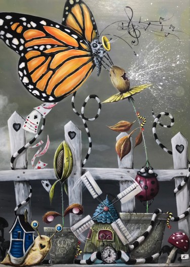 Assemblée Générale Peinture intitulée "Assemblée Générale" par Alexis Franch (AF_Alexis), Œuvre d'art originale, Acrylique