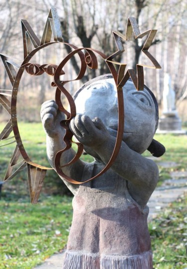 Scultura intitolato "Rzeźba z betonu , C…" da Alex Johanson, Opera d'arte originale