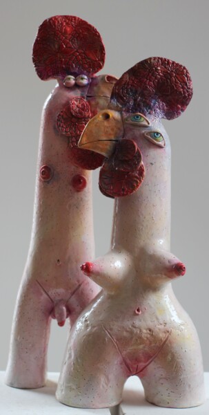 Sculpture intitulée ""Oskubani"" par Alex Johanson, Œuvre d'art originale, Argile